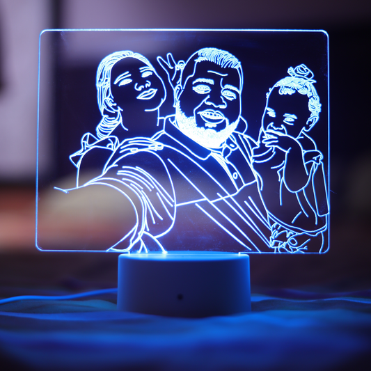 Lampara LED personalizada